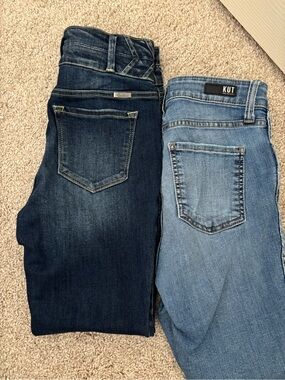 Kut from the Kloth & KanCan Women's Denim Jeans - Dark Blue and Light Blue